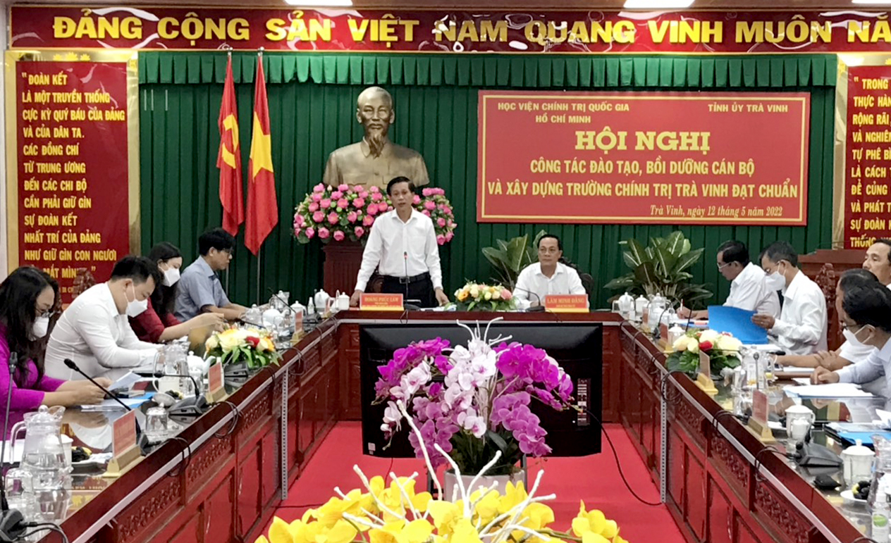 Đoàn công tác của Học viện Chính trị quốc gia Hồ Chí Minh làm việc với Tỉnh uỷ và Trường Chính trị các tỉnh Bến Tre, Trà Vinh, Bạc Liêu về công tác đào tạo, bồi dưỡng cán bộ và xây dựng trường chính trị chuẩn